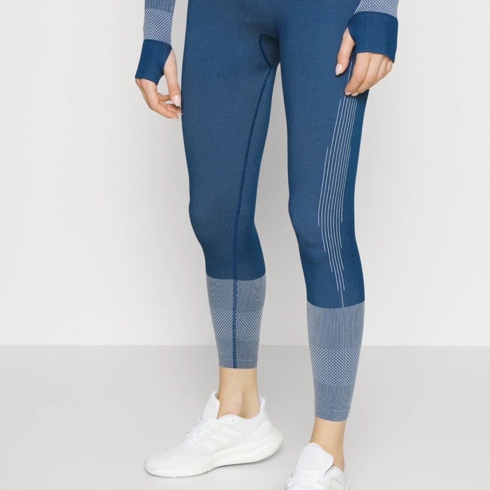 Sweaty Betty Sculpt Base Layer Leggings Deep Blue Size M